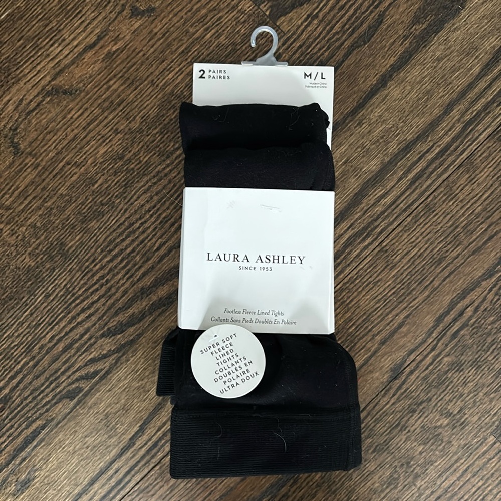 Footless Fleece lined tights